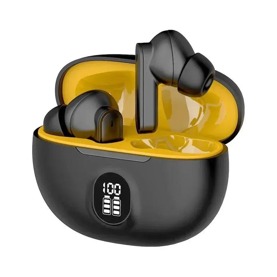 Stereo TWS Earbuds with ANC & Super Bass Black