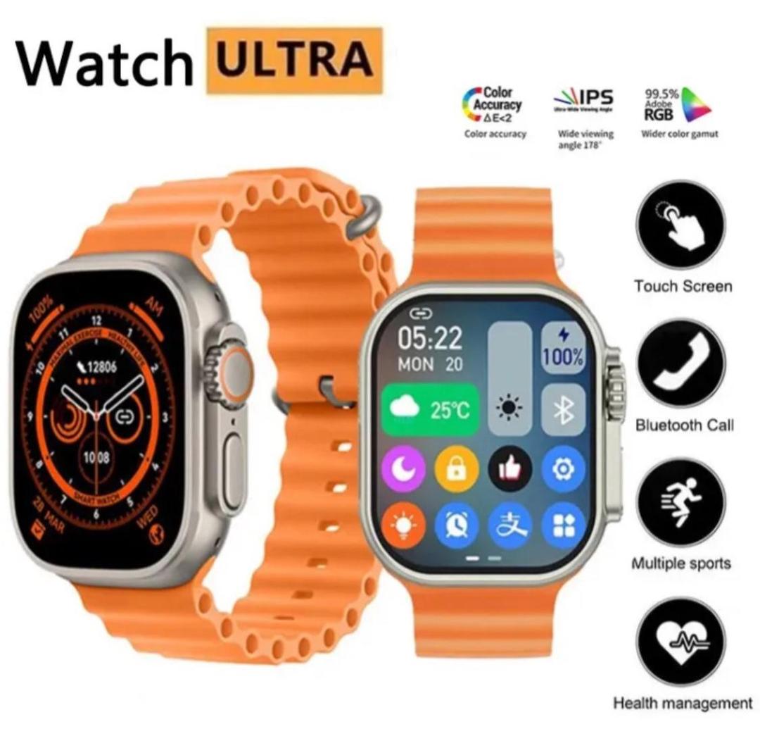 T10 Ultra 2 Smart Watch Bluetooth 5 Heart Rate Fitness Tracker