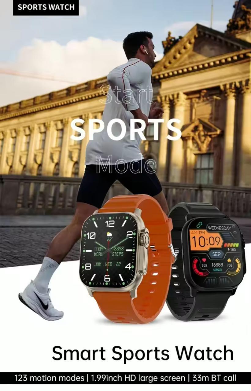 T10 Ultra 2 Smart Watch Bluetooth 5 Heart Rate Fitness Tracker - Image 5