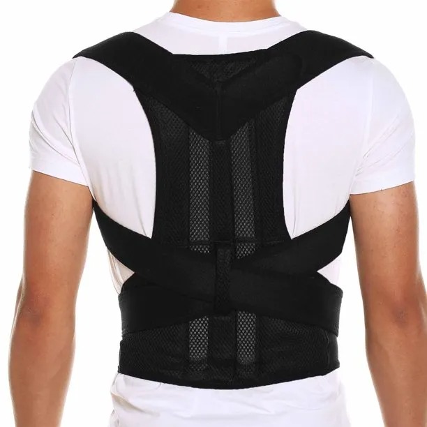 Adjustable Magnetic Posture Corrector Back Brace Support Belt for Upper Back Pain Relief – Standard Size - Image 3